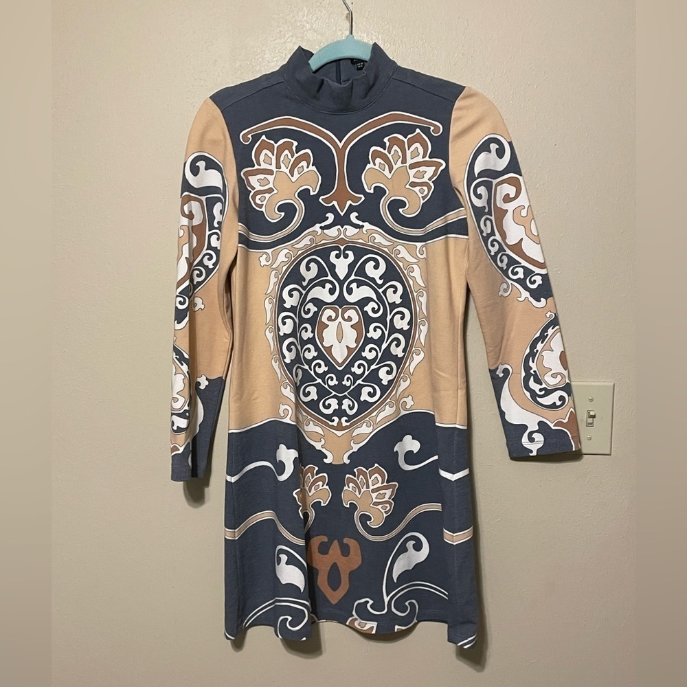 Raoul Designer Patterned Sheath Dress Size 4